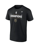 Fanatics Men's Black Vegas Golden Knights 2025 Pacific Division Champions T-Shirt