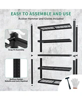 5 Tiers Metal Heavy-Duty Garage Storage Shelving Unit