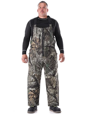 RefrigiWear Men's Realtree Apx Camo Insulated Softshell Bib Overalls