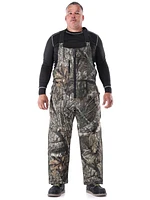RefrigiWear Men's Realtree Apx Camo Insulated Softshell Bib Overalls