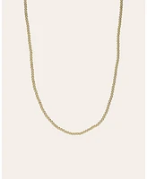 14k Gold 2mm Bead Necklace