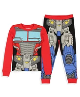Transformers Toddler Boys Optimus Prime 2 Piece Tight Fit Long Sleeve Pajama Set
