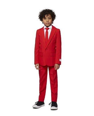 OppoSuits Toddler and Little Boys 3-Piece Devil Solid Suit Set