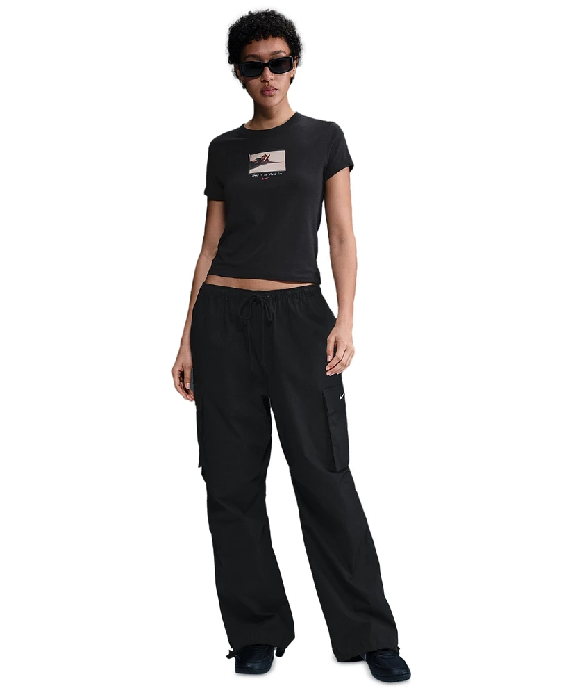 Nike Sportswear Women's Chill Knit Graphic Cropped T-Shirt