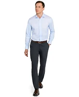 Michelsons Of London Men's Geometric Hybrid Slim Fit Easy Care Long Sleeve Shirt