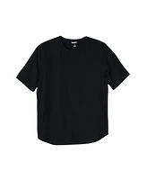 KingSize Big & Tall Curved Hem Silver Cooling Crewneck