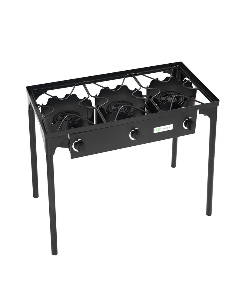 225,000-btu Portable Propane 3 Burner Gas Cooker