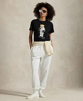 Polo Ralph Lauren Women's Bear Cotton Jersey Tee