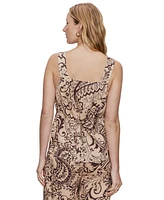 Sanctuary Women's Desert Square-Neck Button-Front Tank Top