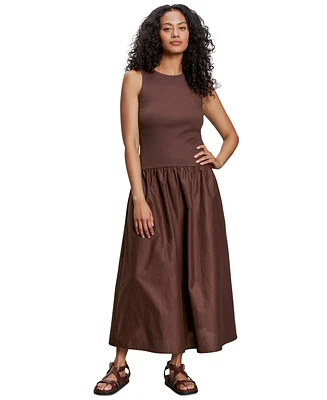 Sanctuary Women's Take Me Away Cotton Midi Dress