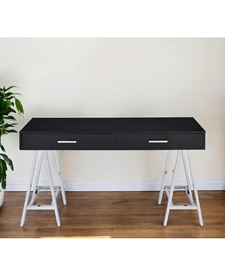 Compact Writing Desk with 2 Storage Drawers – Ideal for Small Spaces
