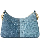 Brahmin Mod Esme Denim Secour Medium Leather Shoulder Bag