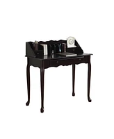 Solid Wood Computer Desk with Three Drawers – Modern Home Office Desk
