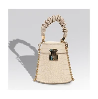 Women's Ripple Cream Bucket Bag