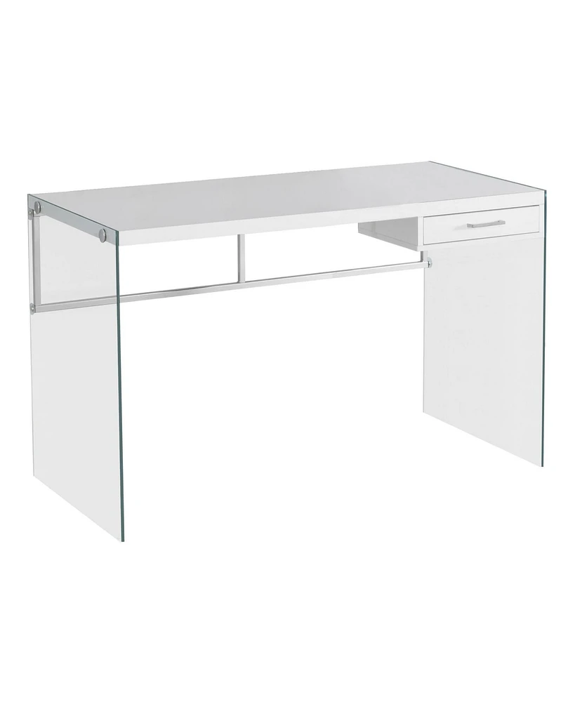 Contemporary Computer Desk with Storage – Ideal for Home Office Setup
