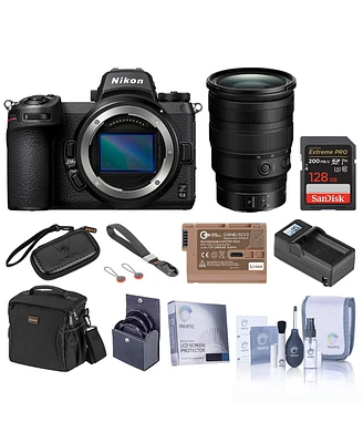 Nikon Z 6II Mirrorless Digital Camera with Nikkor Z 24-70mm f/2.8 S Lens, Bundle with 128GB Uhs-i Memory Card, Shoulder Bag, Extra Battery, Smart Char