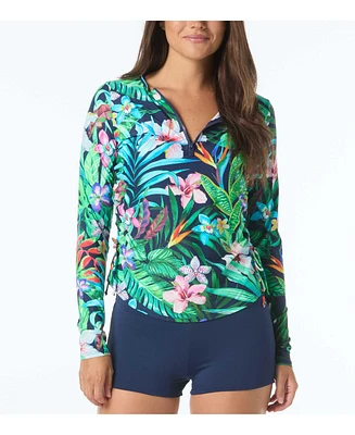 Beach House Sport Women's Side Shirred Rash Guard