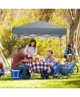 6.6 x Feet Outdoor Pop-up Canopy Tent with Upf 50+ Sun Protection