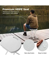 Folding Stool with Built-in Handle for Adults