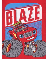 Blaze and the Monster Machines Little Boys T-Shirt Mesh Shorts Outfit Set