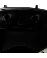 Pre-Owned Hermes Birkin 30 Handbag Black Box Calf with Gold Hardware