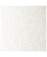 White Linen Small Drum Lamp Shade 10" Top x 12" Bottom x 8" High (Spider) Replacement with Harp and Finial - Springcrest