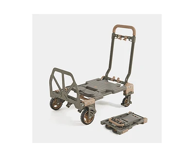 Naturehike Folding Cart, Portable Outdoor Trolley, Large Capacity Camping Cart, 264 lbs Load, Adjustable Handle