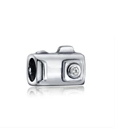 Bling Jewelry Hobby Digital Photography Photo Camera Charm Bead .925Sterling Silver