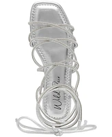 Wild Pair Ednaa Lace-Up Flat Sandals