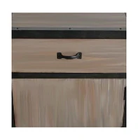 Elegant Wood End Table with Drawer for Easy Storage