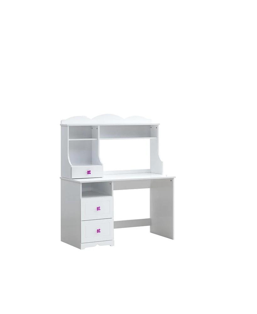 Wooden Writing Desk with Two Drawers – Perfect for Study or Office