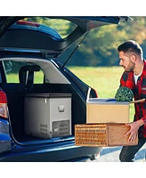 68/90 Quart Car Refrigerator with Compressor for Dc 12/24V and Ac 100-240V