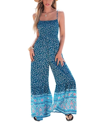 Cupshe Women's Petals the Breeze Floral Jumpsuit