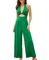 Cupshe Women's Leaf It To Me Green Jumpsuit