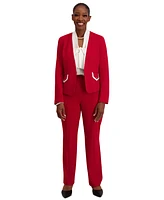 Kasper Framed Collarless Jacket, Regular & Plus