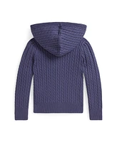 Polo Ralph Lauren Toddler and Little Girls Mini Cable Full Zip Hoodie