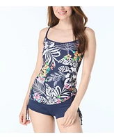 Beach House Bridget Shirred Side Underwire Tankini Top