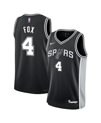 Nike Big Boys and Girls De'Aaron Fox Black San Antonio Spurs Swingman Jersey