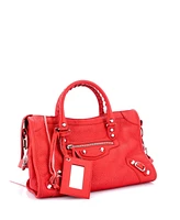 Pre-Owned Balenciaga Small City Classic Studs Bag Leather