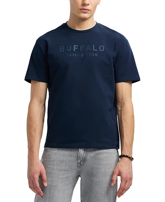 Men's Tomba Short Sleeve Crewneck Raised Logo Graphic T-Shirt