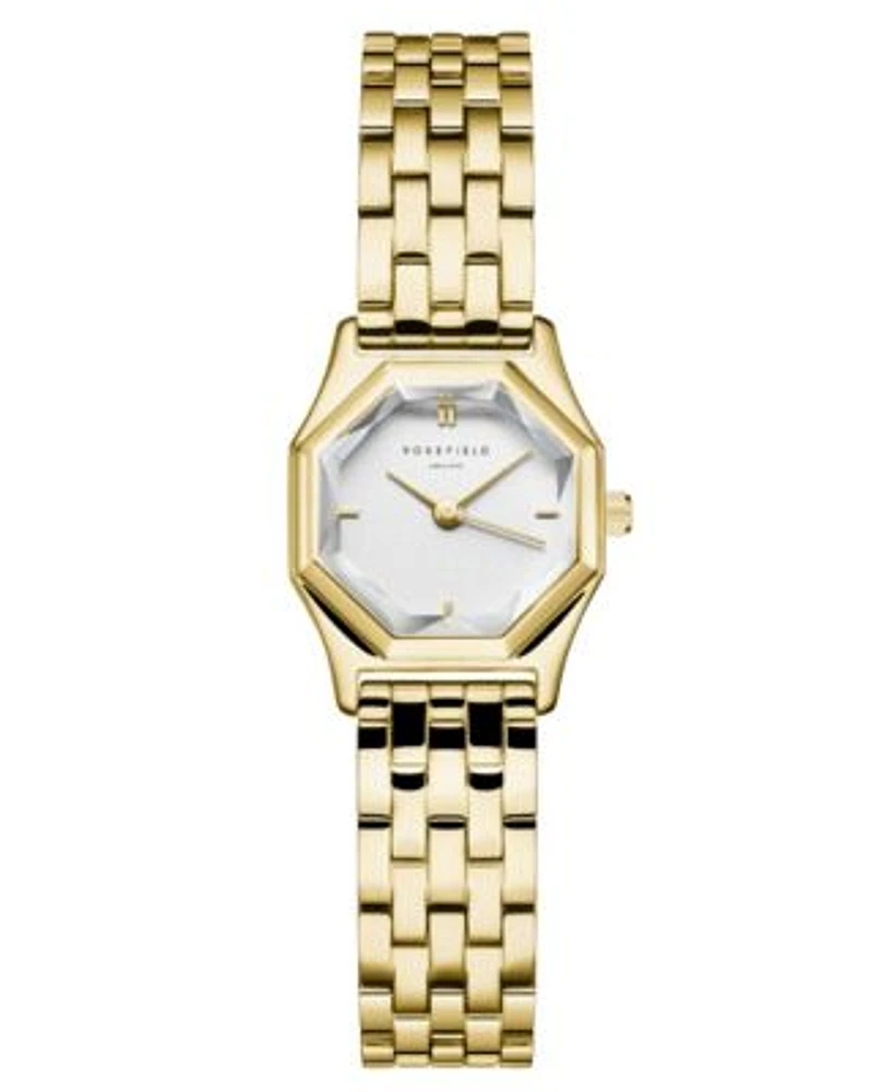 Rosefield Gemme Womens Two Tone Stainless Steel Bracelet Watch 27.5mm