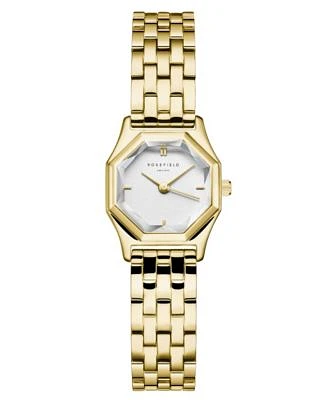 Rosefield Gemme Womens Two Tone Stainless Steel Bracelet Watch 27.5mm