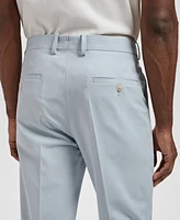 Mango Men's Stretch Fabric Eu Super Slim-Fit Suit Pants