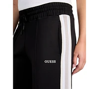 Guess Women's Yarrow Straight-Leg Scuba-Knit Joggers