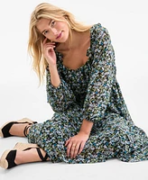 On 34th Women's Floral Femme Midi Dress, Exclusively at Macy's