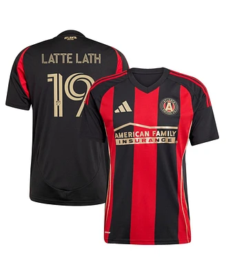Adidas Men's Emmanuel Latte Lath Black Atlanta United Fc 2025 The Connector Replica Player Jersey