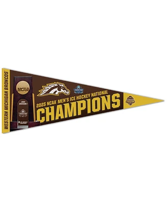 Wincraft Western Michigan Broncos 2025 Ncaa Frozen Four Men's Ice Hockey National 12" x 30" Premium Pennant