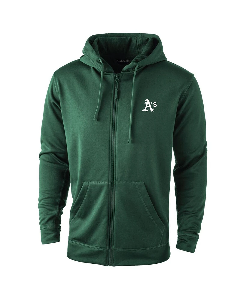 Dunbrooke Men's Green Athletics Trophy Full-Zip Hoodie