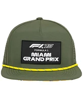 Insomniac Men's Olive F1 2025 Miami Grand Prix Performance Snapback Hat