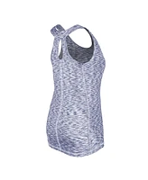 New Era Women's Royal Los Angeles Dodgers Space Dye Keyhole Back Tank Top